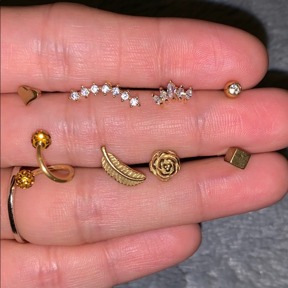 Cartilage earrings